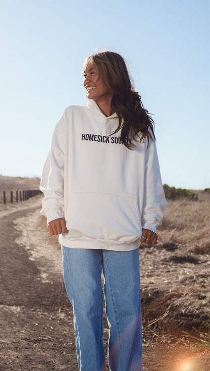 Long Way Home Cream Hoodie
