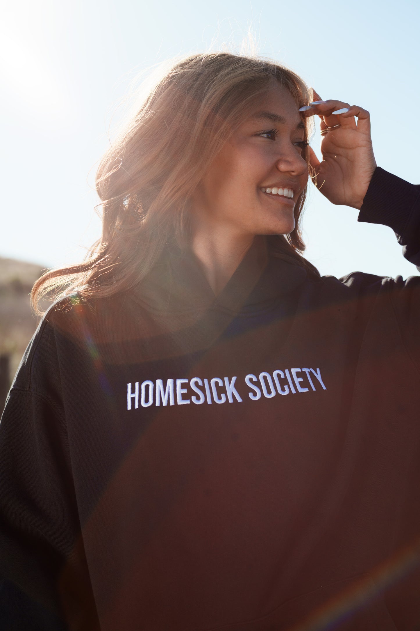Long Way Home Black Hoodie