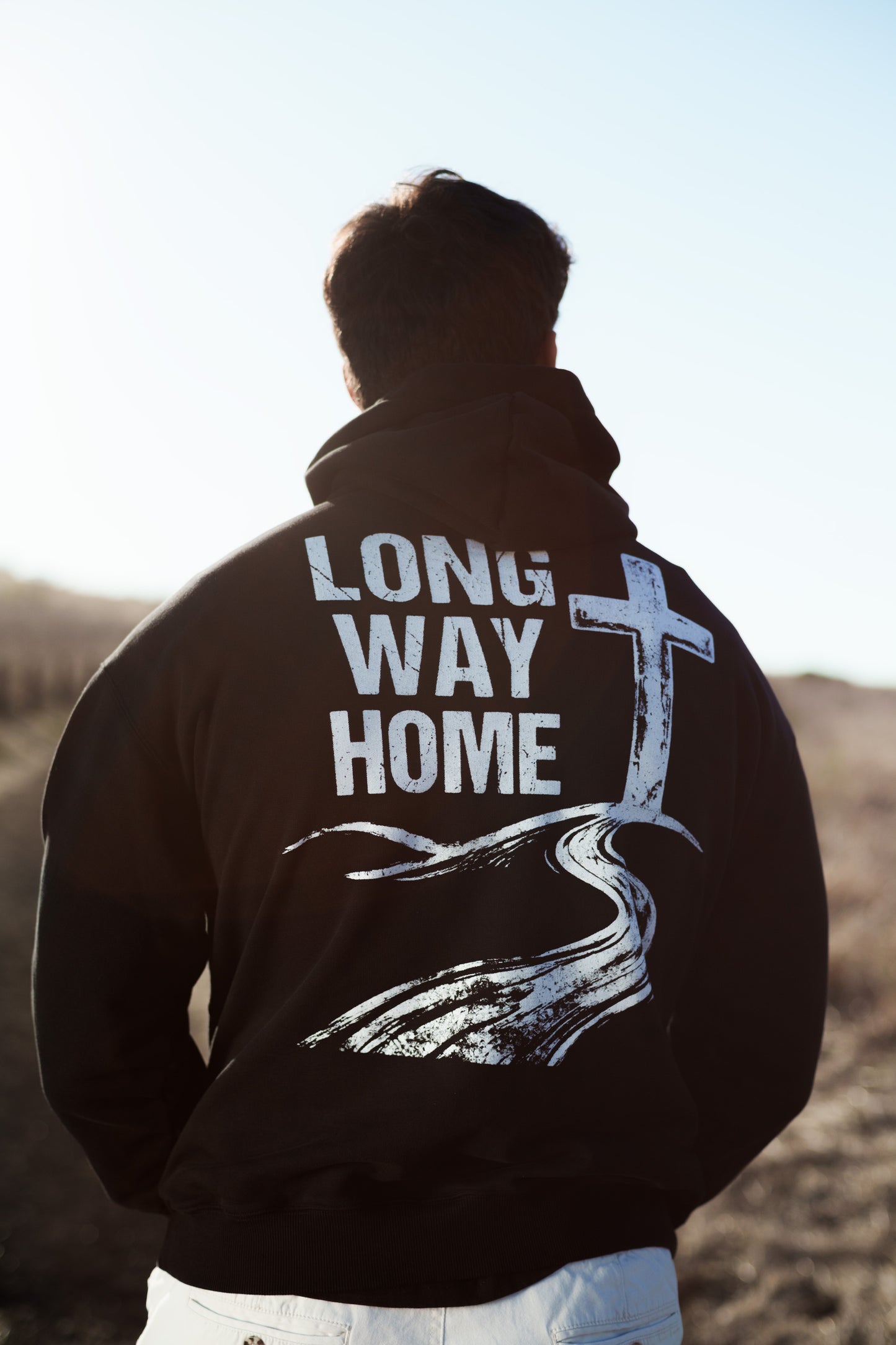 Long Way Home Black Hoodie