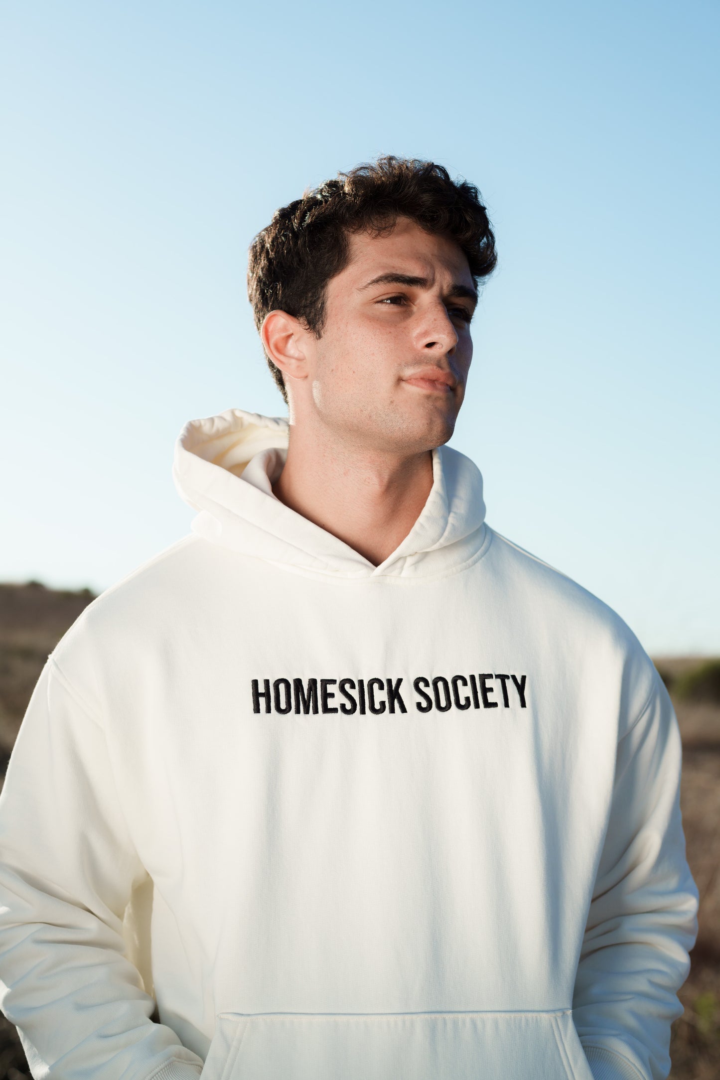 Long Way Home Cream Hoodie