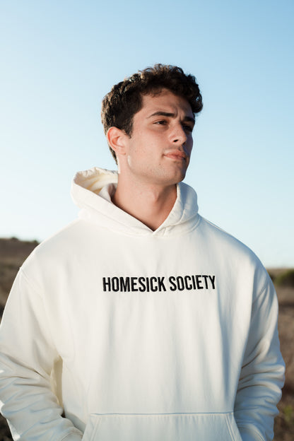 Long Way Home Cream Hoodie